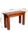 KRAYOG Solid Sheesham Wood 2-Seater Bench – Honey Finish, Classic Design - Image 3