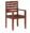 KRAYOG Solid Sheesham Wood Armchair – Honey Oak Finish, Multipurpose Home Chair - Image 5