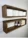 Rustic Wooden Kitchen Wall Shelf with Wire Storage Baskets - Image 6