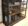 Industrial Wood Bar Cart with Wine Glass Rack - Image 4