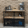 Industrial Coffee Bar Station with Mesh Storage Cabinet