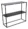 KRAYOG Metal Console Table – “Chapa & Hierro” Dual-Shelf Entryway Table, Minimalist Design - Image 2