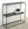 KRAYOG Metal Console Table – “Chapa & Hierro” Dual-Shelf Entryway Table, Minimalist Design