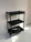KRAYOG Iron & Metal Shelf Rack – 3-Tier Industrial Storage Unit with Wheels (Black/White Finish) - Image 4