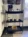 KRAYOG Iron & Metal Shelf Rack – 3-Tier Industrial Storage Unit with Wheels (Black/White Finish) - Image 3