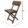 Krayog Art Wooden Folding Chair, 38 cm Size, Brown, for for Living Room,Garden Chair for Bedroom & Blacony- Study Chair - Image 2