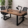 KRAYOG Dining Table – Pure Sheesham Wood Top with CR Iron Legs (Plain Design, 175 x 90 cm) - Image 4