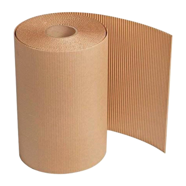 KRAYOG Blueprint 2-Ply Brown Corrugated Packaging Roll (150/120 GSM), 20 Inch x 20 Meter – Heavy-Duty Protective Wrapping Paper for Shipping & Packing