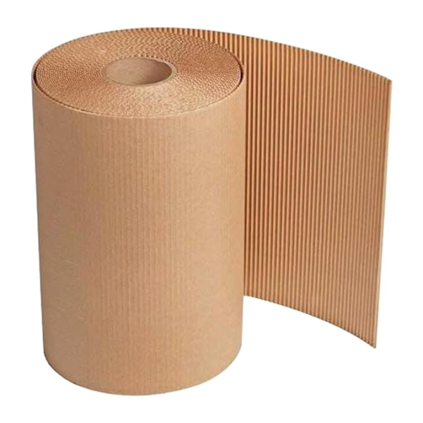 KRAYOG Blueprint 2-Ply Brown Corrugated Packaging Roll (150/120 GSM), 24 Inch x 40 Meter – Extra-Long Heavy-Duty Protective Wrap for Packing, Shipping & Storage