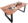 KRAYOG Edge Dining Table – 180 cm | Solid Wood 6-Seater | Iron Frame with Acacia Wood Top | Honey & Black Matte Finish